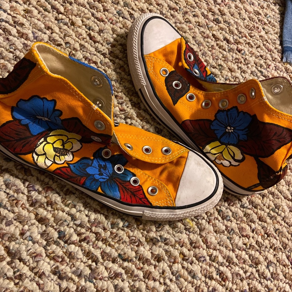 Hand painted converse